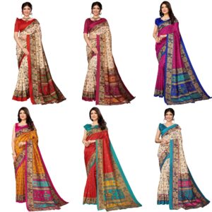 Women's Woven Saree with Matching Unstitched Blouse and Soft Art Silk Fabric Ultimate Comfort-Suitable for Parties, Festivals, Weddings