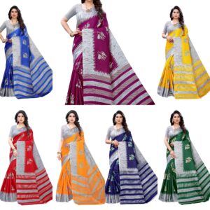 Women Art Silk Standard Length Saree