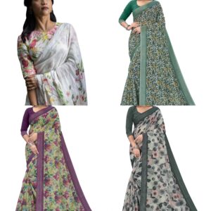 Women's Jacquard Silk Banarasi Kanjivaram Style Saree