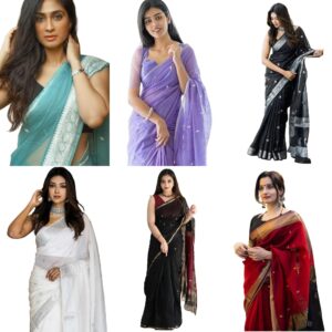 Women's Banarasi Silk Saree Pure Silk Saree With Unstitched Blouse Piece